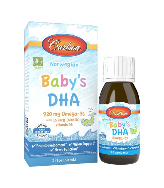 DHA Carlson cho trẻ sơ sinh đến 1 tuổi
