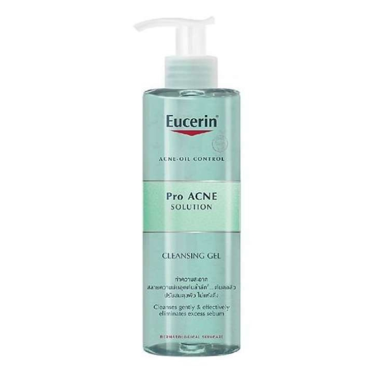 Sữa Rửa Mặt Eucerin Cho Da Dầu Mụn Eucerin Pro ACNE Solution Cleansing Gel