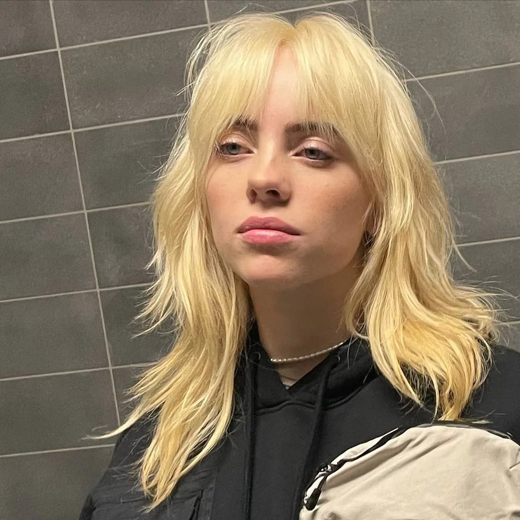 Billie Eilish tóc layer nữ tóc shag