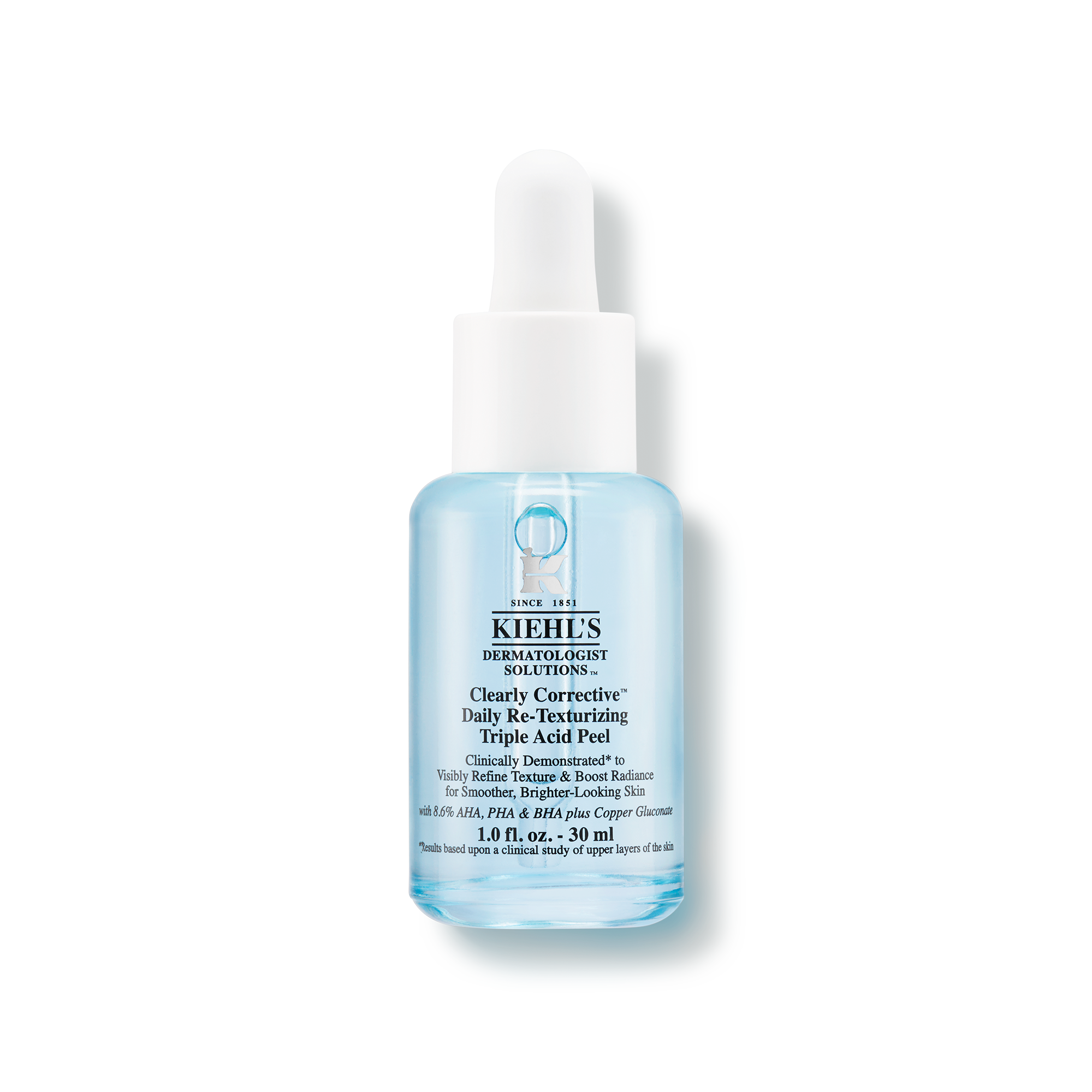 acid lactic - tinh chất peel da sinh học Kiehl's Clearly Corrective Daily Re-Texturizing Triple Acid Peel
