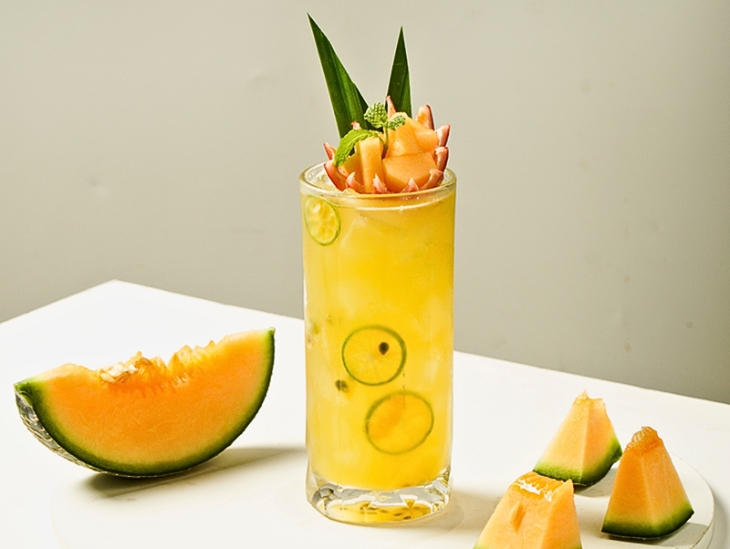 chanh dây - nước ép dưa lưới chanh dây