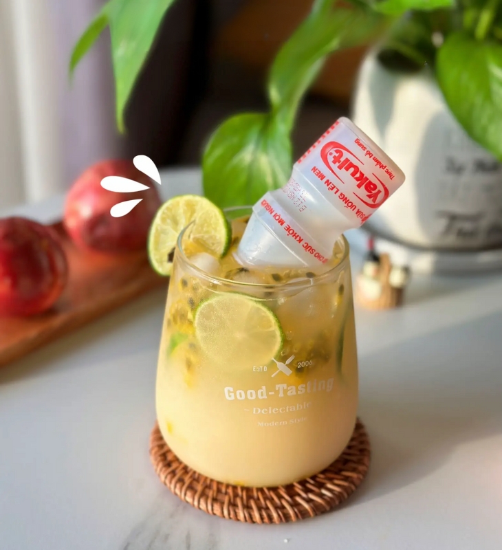 chanh dây - yakult chanh dây