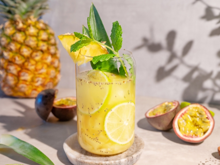 chanh dây - detox dứa chanh dây