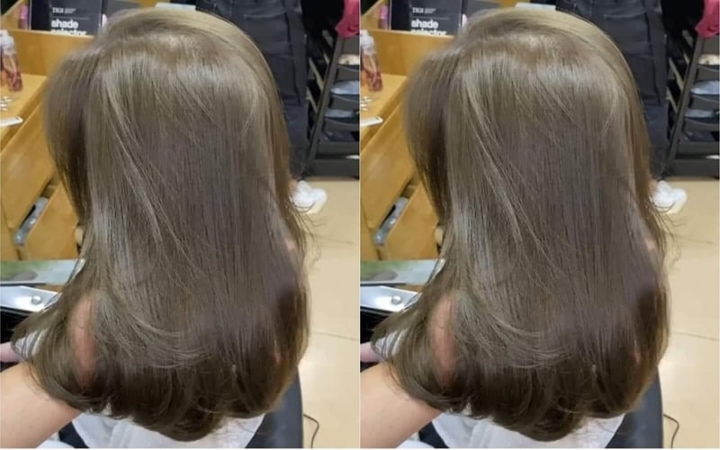 Không thể bỏ qua nâu mocha ánh rêu – sự hòa quyện giữa nâu mocha cơ bản với ánh rêu lấp lánh.