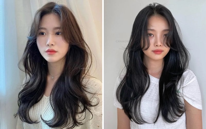 Kiểu tóc này làm cho gương mặt trẻ trung, năng động nhưng vẫn giữ được nét nữ tính và thanh lịch.