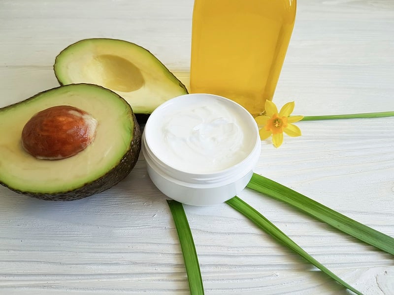 Quả bơ và sữa chua không đường