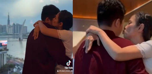 Việt Trinh khoe clip ôm con trai giữa nơi đông người
