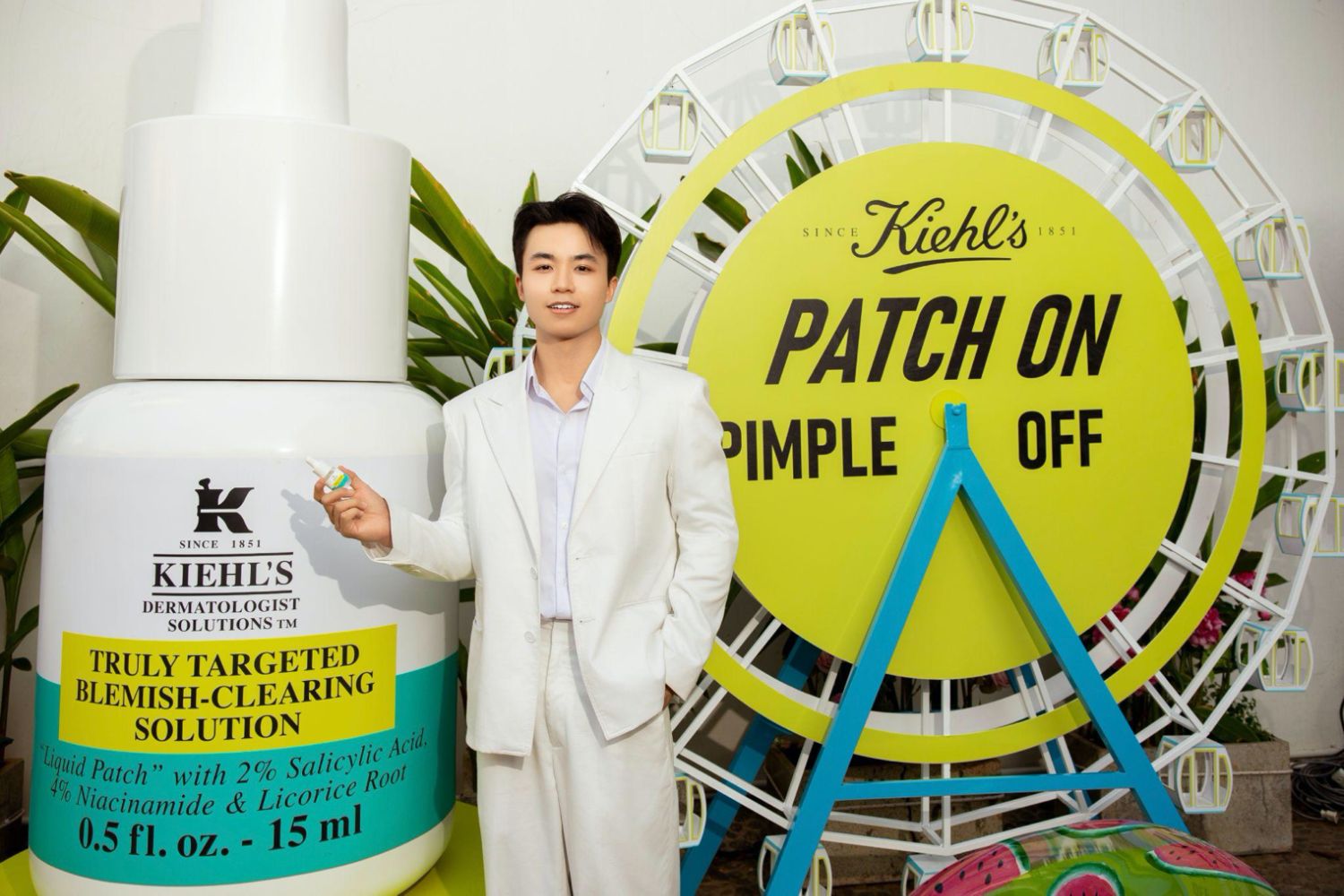 Lương Đỗ tại sự kiện của Kiehl's.
