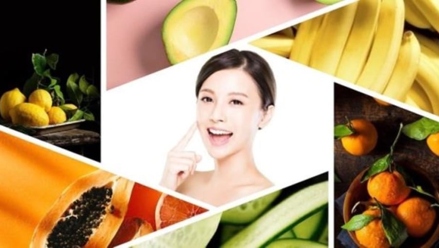 Vỏ trái cây giúp cho làn da trắng sáng, trẻ trung.