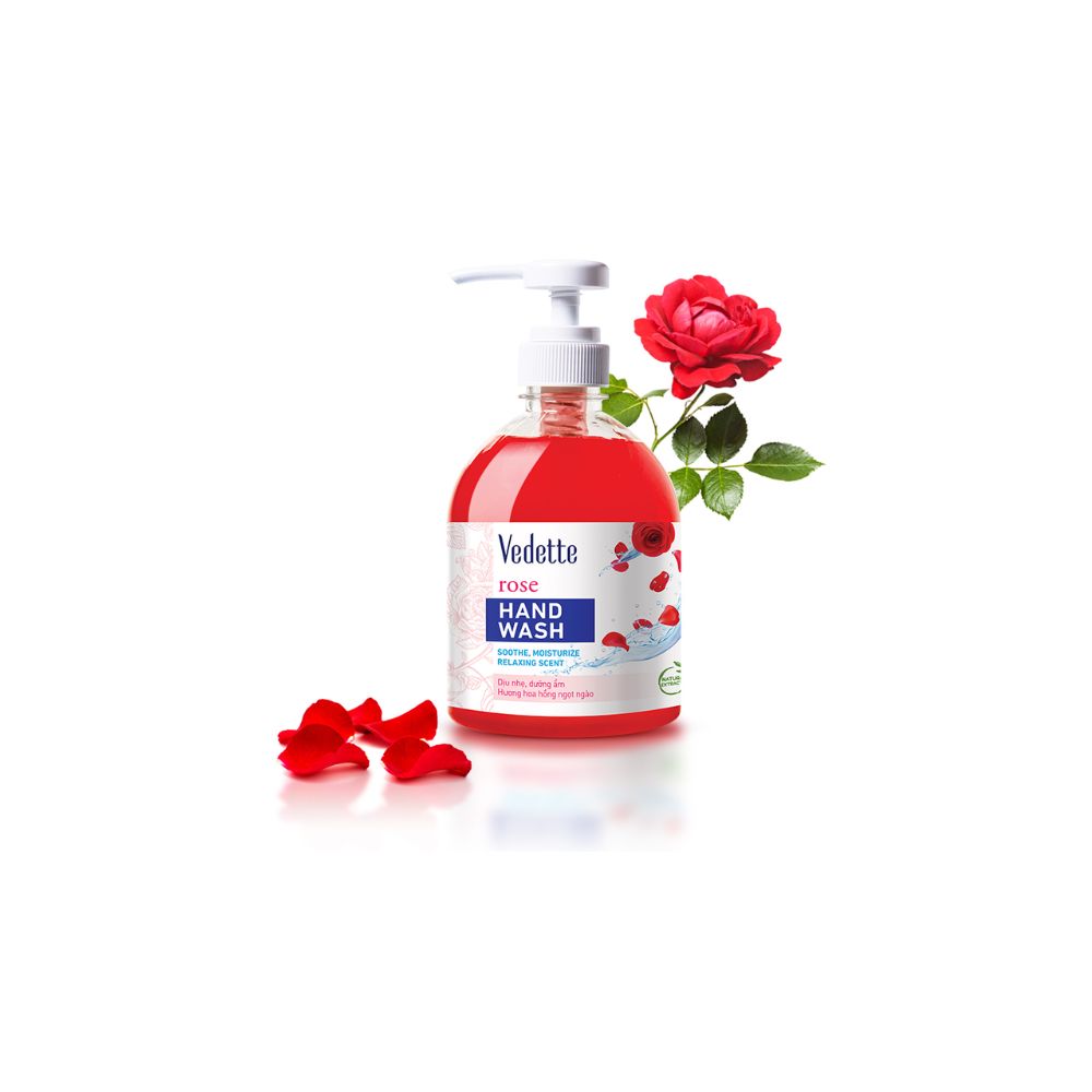 Nước rửa tay hoa hồng Vedette
