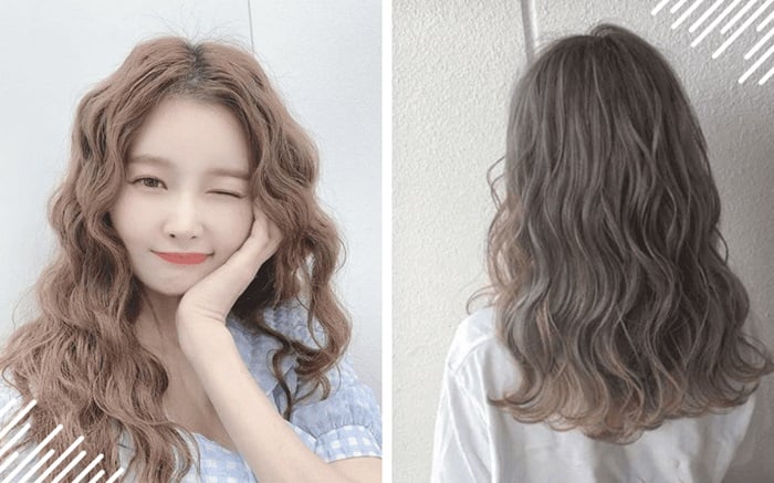 Sự tự nhiên của xoăn sóng nước thường mang lại vẻ mềm mại và tự nhiên cho mái tóc.