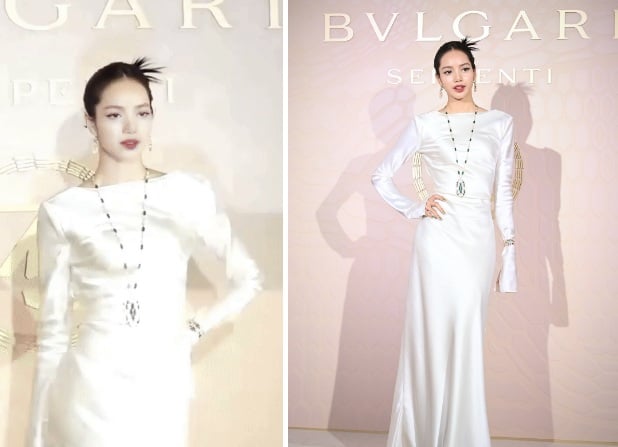 em út BLACKPINK tự tin khoe trọn sắc vóc với kiểu tóc không mái.