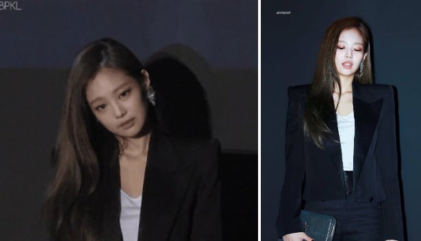 Gương mặt cá tính, tinh nghịch của Jennie tỏ ra không ái ngại trước rừng flash điên đảo.