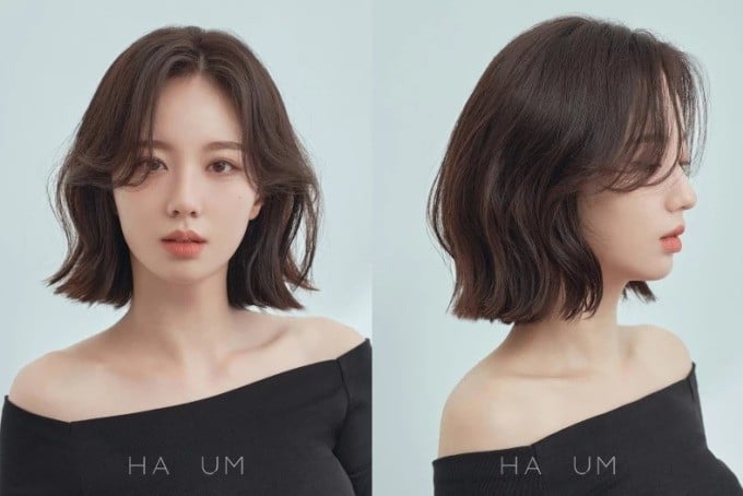 Một trong những kiểu tóc lý tưởng cho khuôn mặt dài chính là tóc xoăn nhẹ kiểu Pháp.