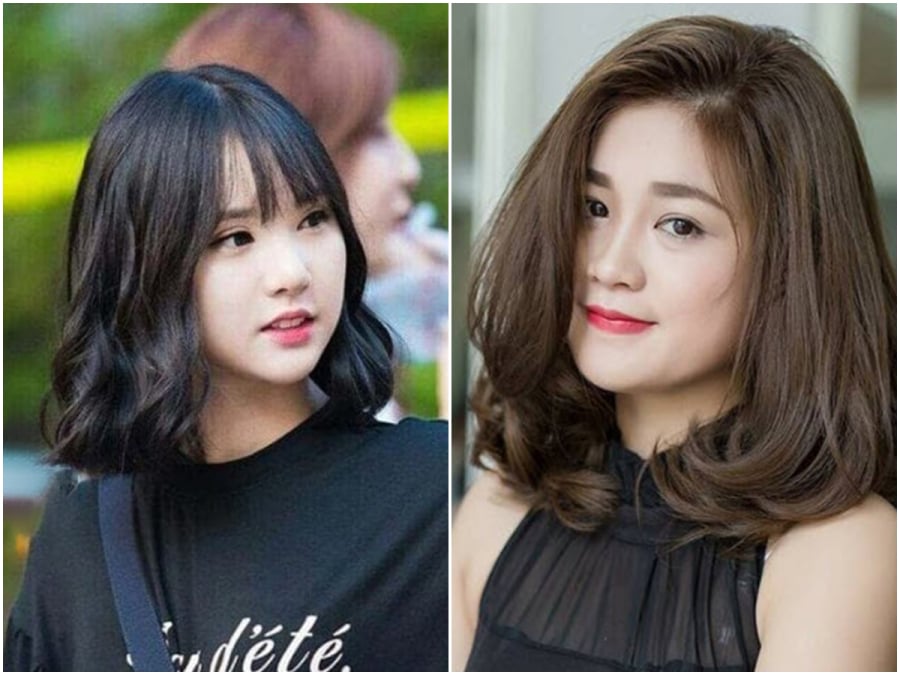 Phần đuôi tóc xoăn nhẹ giúp hạn chế tình trạng tóc bị xẹp, đồng thời mang lại cảm giác mềm mại