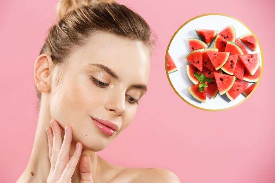 Dưa hấu, với 92% là nước, là lựa chọn lý tưởng để cung cấp độ ẩm cho cơ thể.