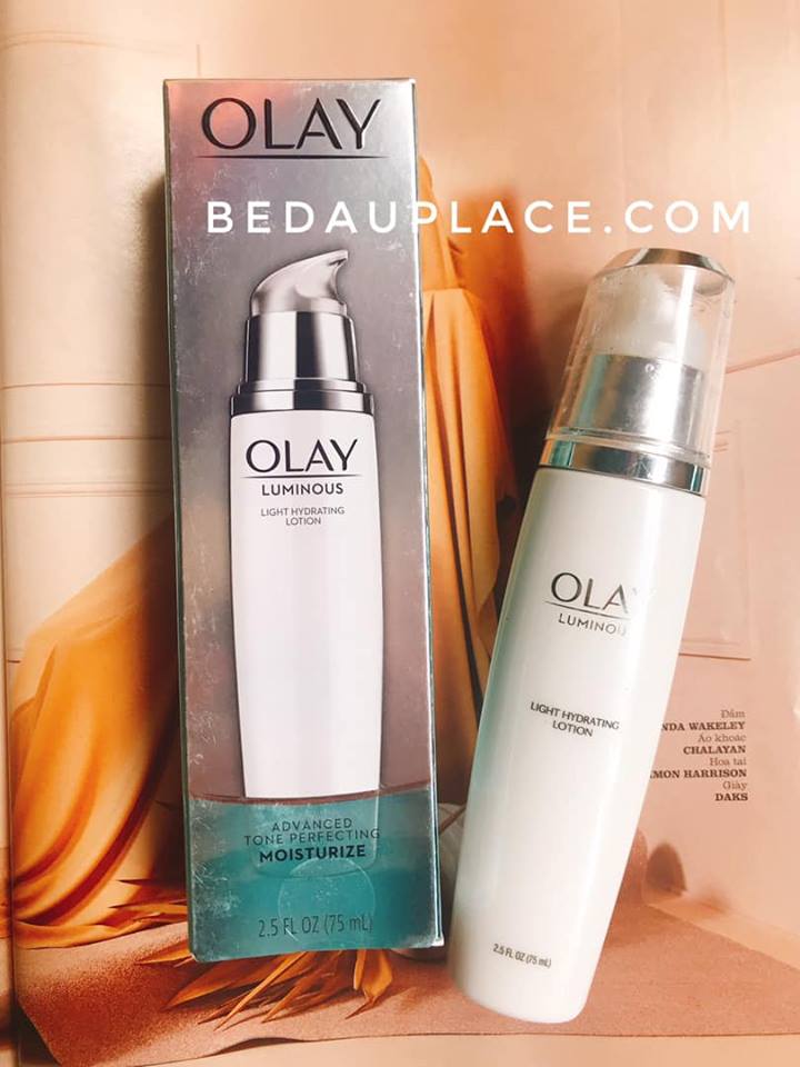 Review sữa dưỡng trắng da Olay Luminous Light Hydrating Face Lotion ...
