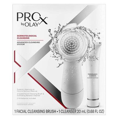 Máy rửa mặt Olay ProX Advanced Cleansing System with Facial Brush, White