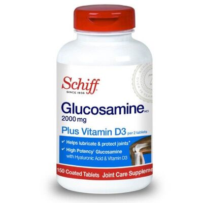 Thuốc bổ xương khớp Schiff Glucosamine 2000mg (Schiff Glucosamine 2000mg Plus Vitamin D3)