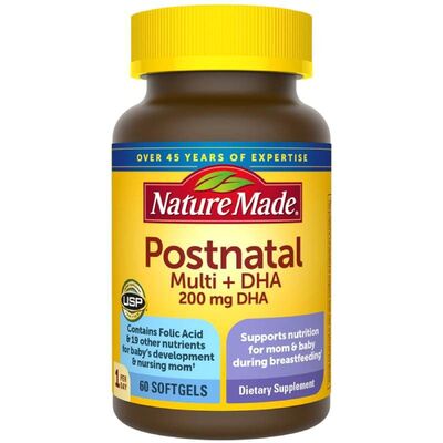 Vitamin tổng hợp cho phụ nữ sau sinh cho con bú Nature Made Postnatal Multi DHA