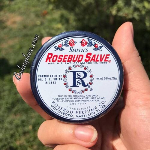 Hũ dưỡng môi hương hoa hồng cổ điển Rosebud salve