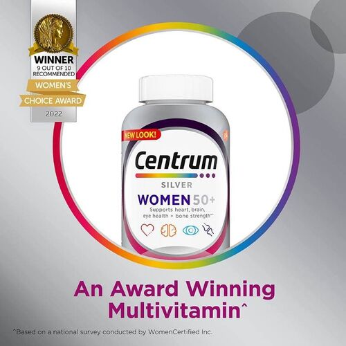 Vitamin tổng hợp cho phụ nữ Centrum Silver Women 50+ 200 viên