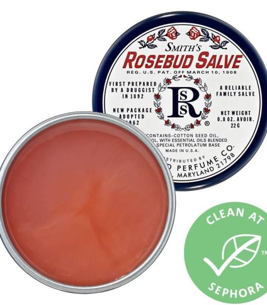 Hũ dưỡng môi hương hoa hồng cổ điển Rosebud salve