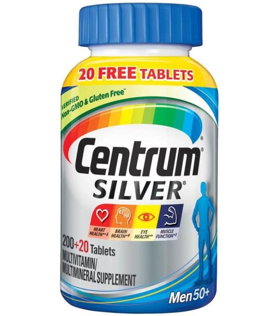 Vitamin tổng hợp cho nam giới Centrum Silver Men 50+