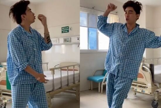 Xôn xao khoảnh khắc Chi Dân mặc đồ bệnh nhân, nói chuyện mất kiểm soát và có nhiều hành động kì lạ