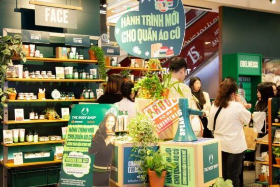 The Body Shop: Đánh dấu 15 năm tại Việt Nam và mở đầu xu hướng mỹ phẩm thuần chay
