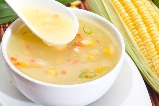 Cá thịt trắng nấu ngô