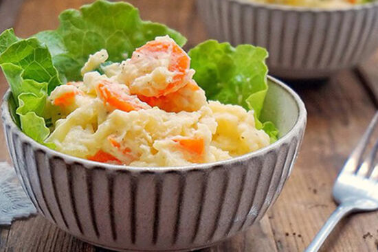 Salad khoai sọ cà rốt