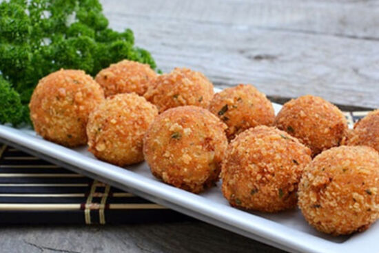 Thịt lợn viên chiên xù