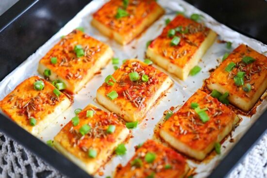 Đậu phụ nướng phomai
