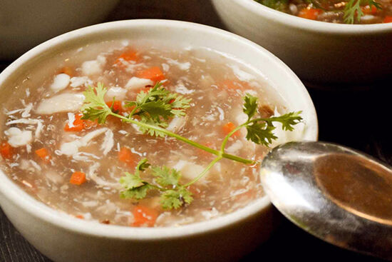 Súp thịt lợn rau củ