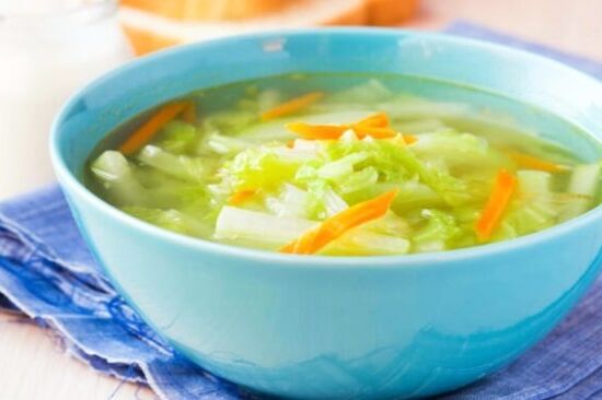 Canh bắp cải cà rốt