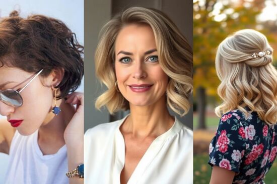 6 kiểu tóc xoăn ngắn ‘hack tuổi’ gọn gàng dành cho U40