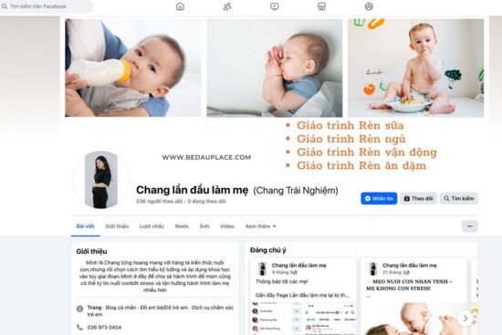 Fanpage “Lần đầu làm mẹ” bị chiếm quyền – đổi tên thành “Chang lần đầu làm mẹ” để giả mạo Bedauplace