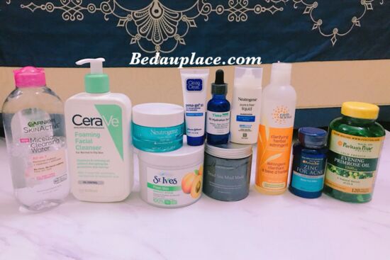 Da mụn dùng sản phẩm gì?