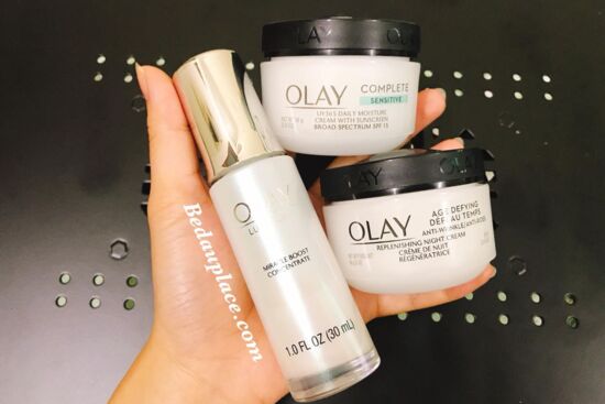 Review bộ dưỡng Olay hàng Mĩ
