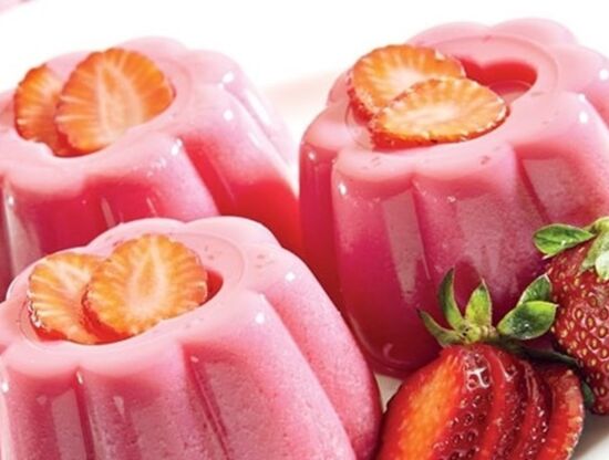 Thạch dâu tây sữa