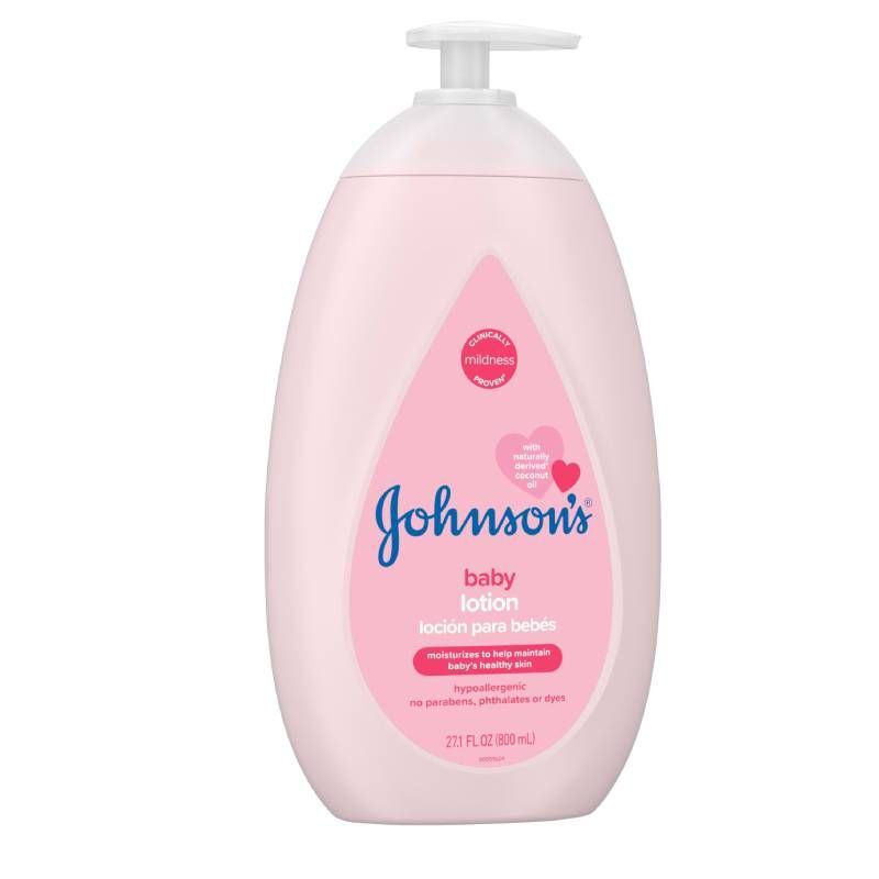 Sữa dưỡng ẩm Johnson Baby Lotion hồng của Mỹ 800ml