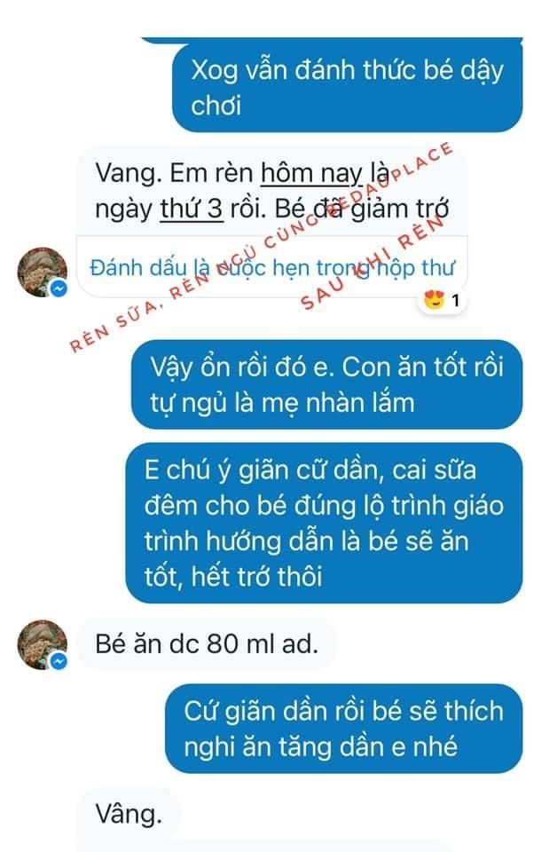 Feedback Giáo trình Rèn sữa giúp bé ăn tốt, hết nôn trớ sữa